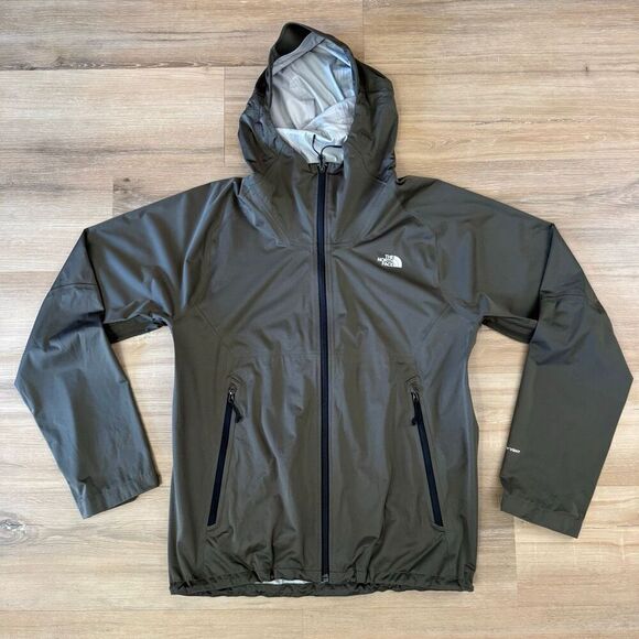 The North Face Swallowtail Lining Dry Vent Dark Green Jacket Size Medium Trail - Picture 1 of 11